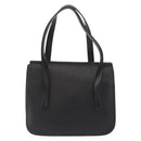 Christian Dior Hand Bag Leather Black Gold Auth ep11555-3