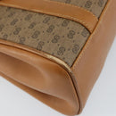 GUCCI Micro GG Supreme Shoulder Bag PVC Beige Gold 000 46 4857 Auth ep11557-13