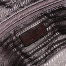 PRADA Handtasche Nylon Rot Silber Auth ep11558-20