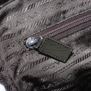 PRADA Handtasche Nylon Rot Silber Auth ep11558-24