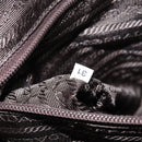 PRADA Handtasche Nylon Rot Silber Auth ep11558-11