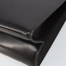 GUCCI Shoulder Bag Enamel Black Silver 001 1013 3037 Auth ep11560-9