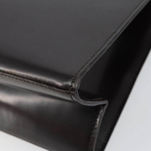 GUCCI Shoulder Bag Enamel Black Silver 001 1013 3037 Auth ep11560