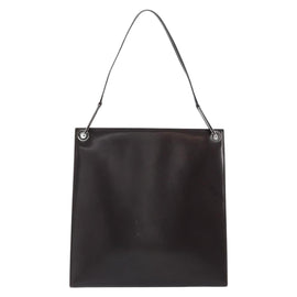 GUCCI Shoulder Bag Enamel Black Silver 001 1013 3037 Auth ep11560 - 0