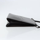 GUCCI Shoulder Bag Enamel Black Silver 001 1013 3037 Auth ep11560-3