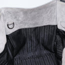 PRADA Studs Hand Bag Suede 2way Gray Silver Auth ep11562-20