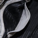 PRADA Studs Hand Bag Suede 2way Gray Silver Auth ep11562-21