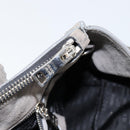 PRADA Studs Hand Bag Suede 2way Gray Silver Auth ep11562-24