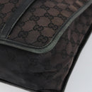 GUCCI GG Canvas Tote Bag Black Gold 000 0854 Auth ep11565-8