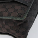 GUCCI GG Canvas Tote Bag Black Gold 000 0854 Auth ep11565-15