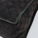 GUCCI GG Canvas Tote Bag Black Gold 000 0854 Auth ep11565-16