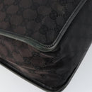 GUCCI GG Canvas Tote Bag Black Gold 000 0854 Auth ep11565-17