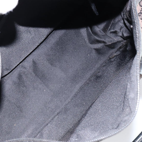 GUCCI GG Canvas Tote Bag Black Gold 000 0854 Auth ep11565