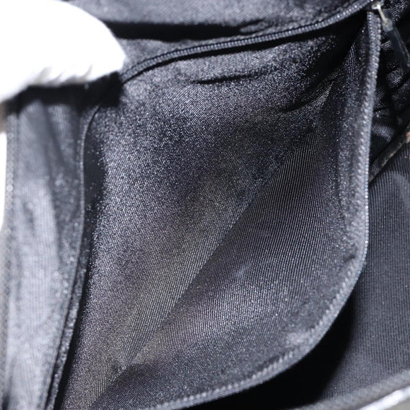 GUCCI GG Canvas Tote Bag Black Gold 000 0854 Auth ep11565