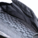 GUCCI GG Canvas Tote Bag Black Gold 000 0854 Auth ep11565-22