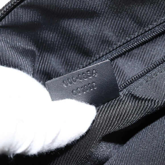 GUCCI GG Canvas Tote Bag Black Gold 000 0854 Auth ep11565