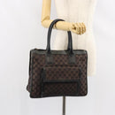 GUCCI GG Canvas Tote Bag Black Gold 000 0854 Auth ep11565-23