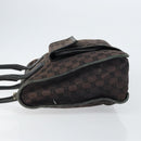 GUCCI GG Canvas Tote Bag Black Gold 000 0854 Auth ep11565-4
