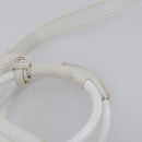 GUCCI Hand Bag Leather 2way White Silver 000 2058 0307 5 Auth ep11566-15