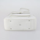 GUCCI Hand Bag Leather 2way White Silver 000 2058 0307 5 Auth ep11566-5