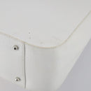 GUCCI Hand Bag Leather 2way White Silver 000 2058 0307 5 Auth ep11566-14