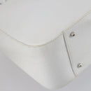 GUCCI Hand Bag Leather 2way White Silver 000 2058 0307 5 Auth ep11566-15