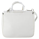 GUCCI Hand Bag Leather 2way White Silver 000 2058 0307 5 Auth ep11566-2