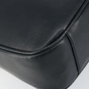 GUCCI Bamboo Hand Bag Leather 2way Navy Gold 001 1705 1638 Auth ep11570-16