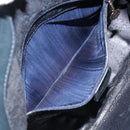 GUCCI Bamboo Hand Bag Leather 2way Navy Gold 001 1705 1638 Auth ep11570-21