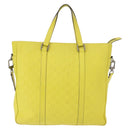 LOUIS VUITTON Damier Anfini Tadao PM 2Way Bag Bag Yellow N41393 LV Auth ep11572-13