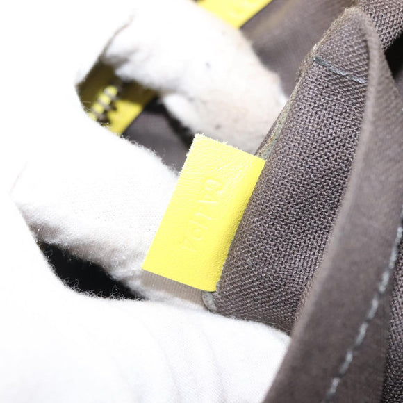 LOUIS VUITTON Damier Anfini Tadao PM 2Way Bag Bag Yellow N41393 LV Auth ep11572