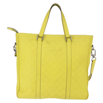 LOUIS VUITTON Damier Anfini Tadao PM 2Way Bag Bag Yellow N41393 LV Auth ep11572 - 0