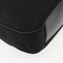 GUCCI Bamboo Hand Bag Nylon Black Silver 001 1577 3754 Auth ep11573-9