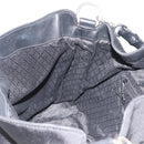 GUCCI Bamboo Hand Bag Nylon Black Silver 001 1577 3754 Auth ep11573-19