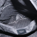 GUCCI Bamboo Hand Bag Nylon Black Silver 001 1577 3754 Auth ep11573-11