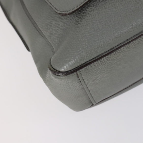 LOUIS VUITTON Taiga Roman MM Shoulder Bag Gray Gracie M32623 LV Auth ep11576