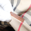 BURBERRY Hand Bag Leather Brown Gold Auth ep11577-12