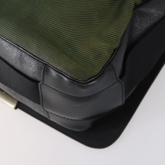 LOUIS VUITTON Taiga Victor Shoulder Bag Ardoise M30142 LV Auth ep11578