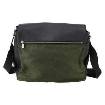 LOUIS VUITTON Taiga Victor Shoulder Bag Ardoise M30142 LV Auth ep11578 - 0