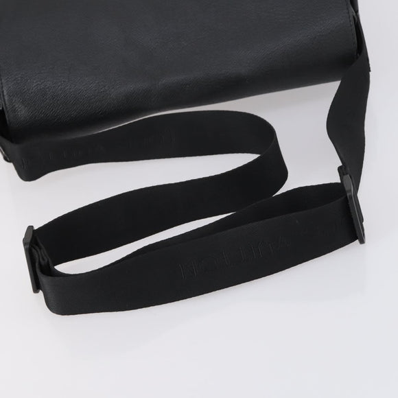 LOUIS VUITTON Taiga Victor Shoulder Bag Ardoise M30142 LV Auth ep11578