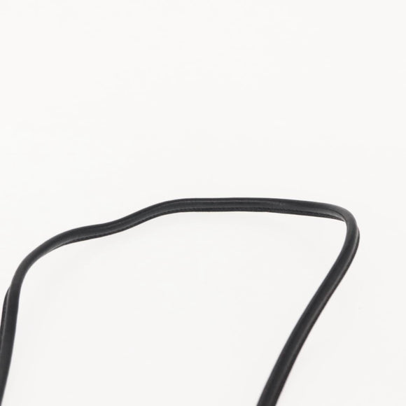 GUCCI Micro GG Canvas Shoulder Bag Suede Black Gold Auth ep11584