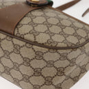 GUCCI GG Supreme Web Sherry Line Shoulder Bag PVC Beige 89 02 032 Auth ep11585-15