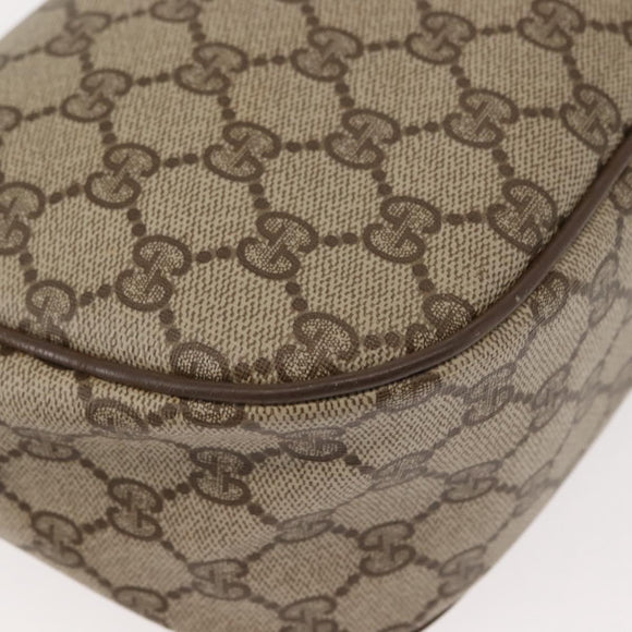 GUCCI GG Supreme Web Sherry Line Shoulder Bag PVC Beige 89 02 032 Auth ep11585