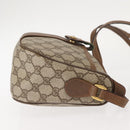 GUCCI GG Supreme Web Sherry Line Shoulder Bag PVC Beige 89 02 032 Auth ep11585-3