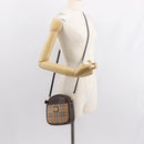 Burberrys Nova Check Shoulder Bag Canvas Beige gold Auth ep11586-20