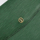 LOUIS VUITTON Epi Montaigne 27 Clutch Bag Green M52654 LV Auth ep11589-17