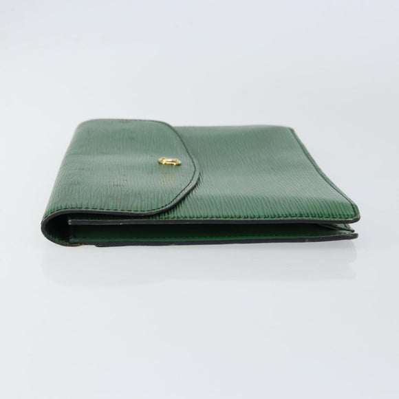 LOUIS VUITTON Epi Montaigne 27 Clutch Bag Green M52654 LV Auth ep11589