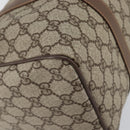 GUCCI GG Supreme Boston Bag PVC Beige Gold Auth ep11590-16