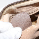 GUCCI GG Supreme Boston Bag PVC Beige Gold Auth ep11590-12