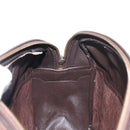 Christian Dior Trotter Canvas Hand Bag Brown Gold Auth ep11591-18